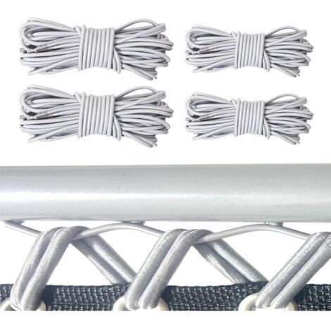 Ersatzgummiseile, 4 Pezzi, Corda elastica, ideale per lettini da giardino, sedie da giardino, sedie a sdraio, sedie da spiaggia, sedie da terrazza e altre sedie.