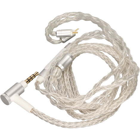 Ersatzkabel für KZ-Kopfhörer, 8-adrig mit Mikrofon, kompatibel mit den Modellen AS10, ZS5 und ZS3.