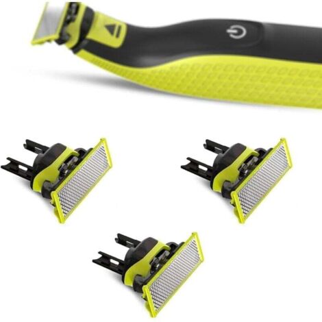 Ersatzklingen in T-Form für Philips OneBlade Rasierer, für elektrische Einklingen-Trimmer (3er-Packung)
