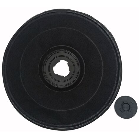 Ersatzkohlefilter für Mastercook Dunstabzugshauben - passend für Mastercook 106, 706 bis 905, 725, H-20 - rund ca. 235 mm x 25 mm, Aktivkohlefilter / Geruchsfilter