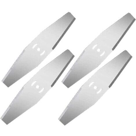 Ersatzmesser für Schneidköpfe von Rasenmähern und Freischneidern, Schneidkopfmesser für Unkrautstecher (4 Messer).