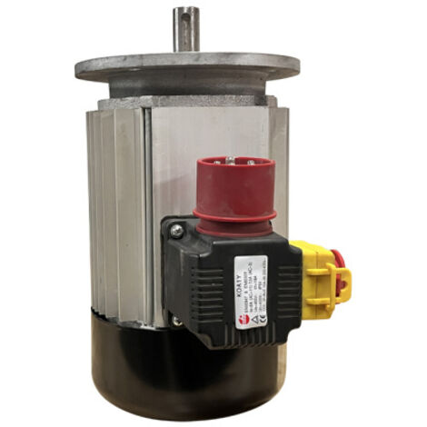 Ersatzmotor Industriemotor 400V 16A 4,5kW Schalter mit Not/Aus Funktion und Phasenwender Motor Holzspalter