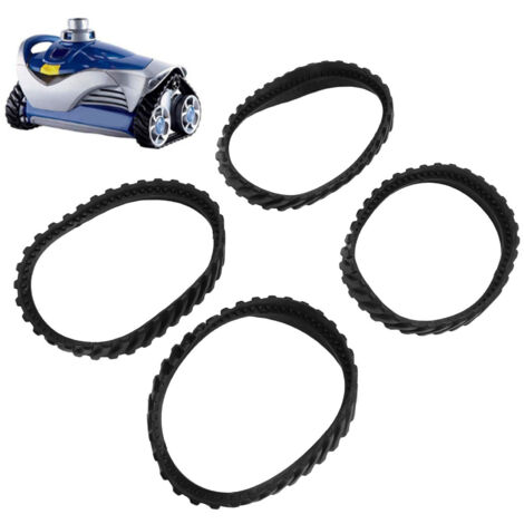 Ersatzreifen-Set für MX8 MX6 Poolreiniger – 4-teilig, passgenau und langlebig, kompatibel mit Modell R0526100