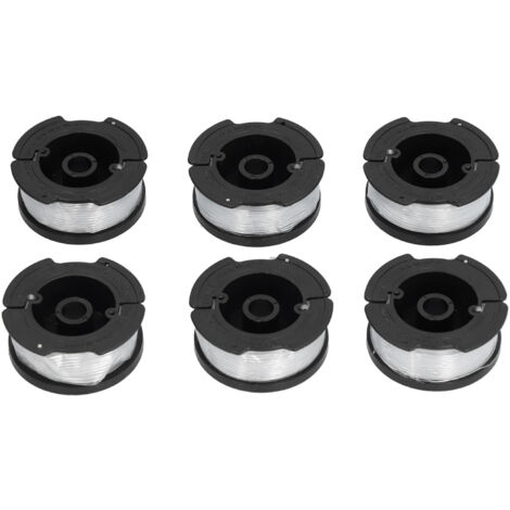 Ersatzspule für AF-100 Freischneider – 6 Stück, 9,1 m x 1,7 cm Nylonfaden, ABS-Material