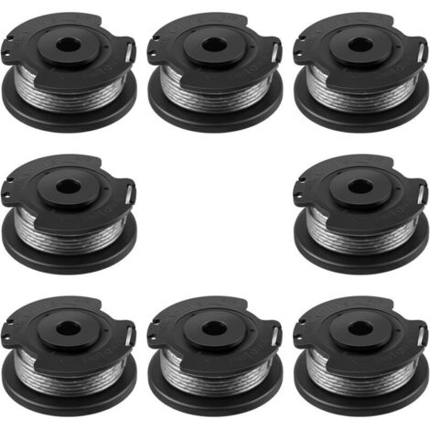 Ersatzspule für Rasentrimmer. 8 Stück. kompatibel mit den Modellen 18. 23. 26. 18-230. 18-260