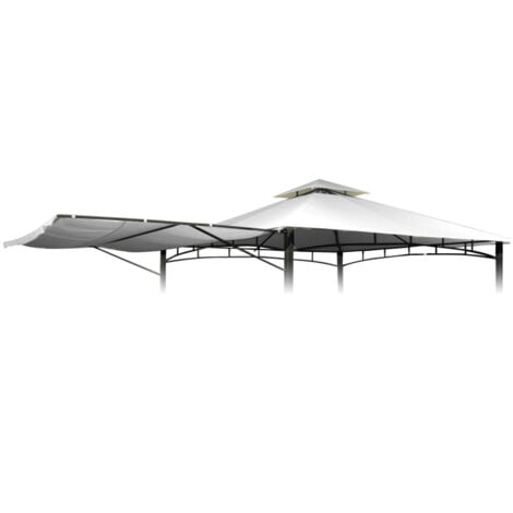 ELIOS PARASOLS Ersatzstoff 3,3 X 3,3 für Pavillon Antigua Anti uv