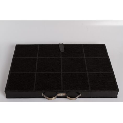 Ersatzteil - 2er Set Kohlefilter (rechteckig) Typ 38 DKF38 -  - WHIRLPOOL, BAUKNECHT, SIEMENS, IKEA, NEFF, BOSCH