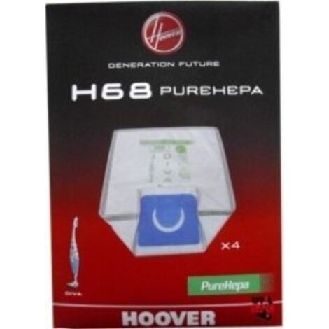 Ersatzteil - 4er Pack Staubsaugerbeutel H68 -  - HOOVER
