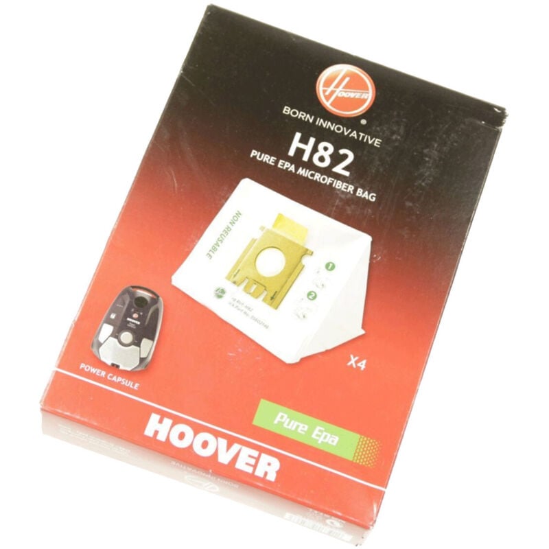 Ersatzteil - 4er-Set Mikrofaserbeutel H82 - - hoover