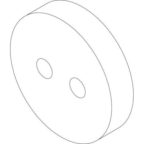 Ersatzteil 87185422510 Rosette Flansch D150x40-2x20 von BOSCH - 87185422510