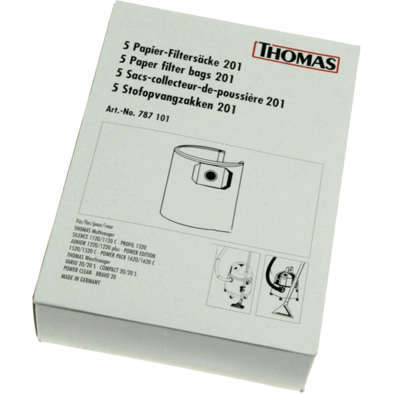 Ersatzteil - Box mit 5 Papiersäcken - Thomas