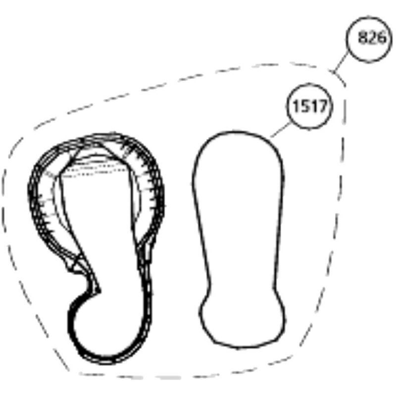 Beko - Ersatzteil - Rückabdeckung Kennzeichnung 826 - aya