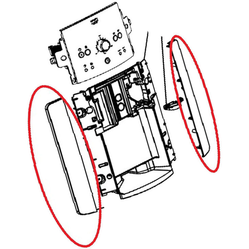 Ersatzteil - Schwarzer Verkleidungsring - - KRUPS