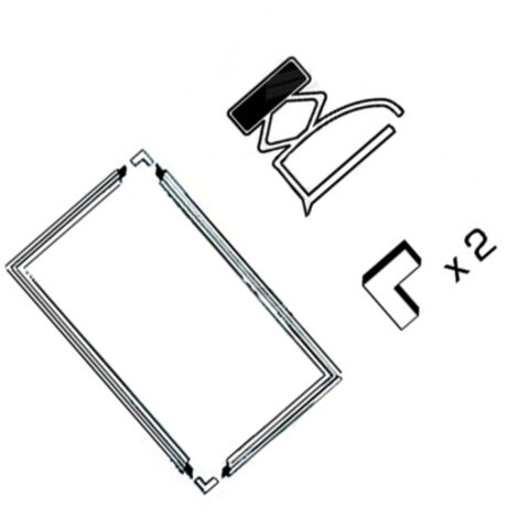 Ersatzteil - Kit 2 Dichtungen Sohle L 1300 X 700 mm (Kühlschrankteil) -  -
