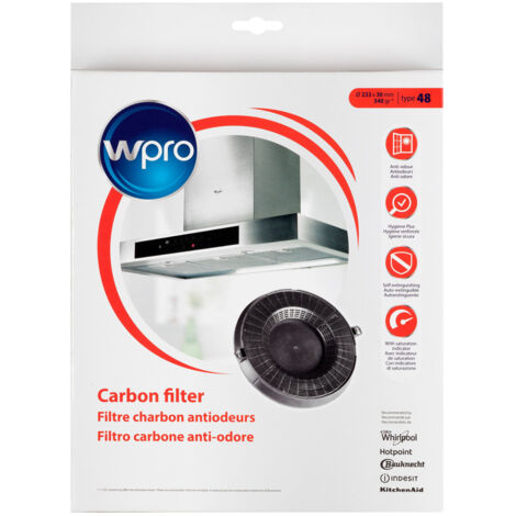 Ersatzteil - Kohlefilter 48 AMC037 -  - ZOPPAS, ELECTROLUX, FAGOR, AEG, ELICA, JUNO, IKEA, ARISTON HOTPOINT, IGNIS, WHIRLPOOL, FAURE, INDESIT, PRIVILEG, ROSENLEW, ARTHUR MARTIN ELECTROLUX, ZANUSSI, IK
