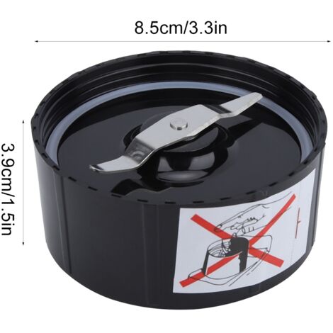 Ersatzteil kompatibel mit MB1001 250W – Flachmessereinheit mit Motor und Kunststoff- + Stahlhalterung (Abmessungen 8,5 x 3,9 cm) – Einfaches Schneiden, Mixen und Entnehmen – 1 Stück