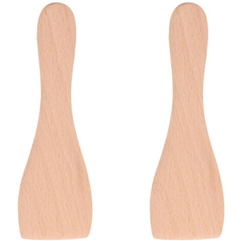 Ersatzteil - Lot de 2 pelles en bois pour Poêlon, spatules raclette - - TEFAL, MOULINEX