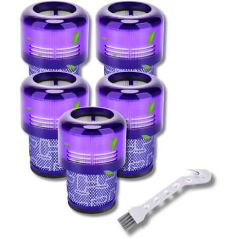 Ersatzteil - Lot de 5 Filtres Hepa compatible V11 V12 V15 avec brosse de nettoyage -  - DYSON