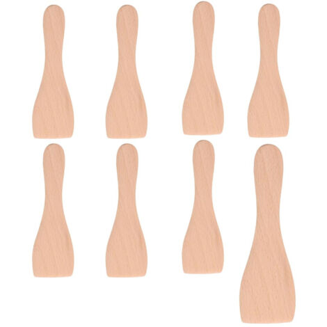 Ersatzteil - Lot de 8 pelles en bois pour Poêlon, spatules raclette -  - TEFAL, MOULINEX