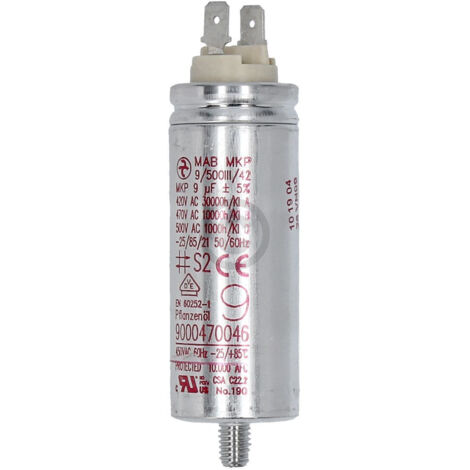 Ersatzteil - Motorkondensator 9,0 µF, original -  -