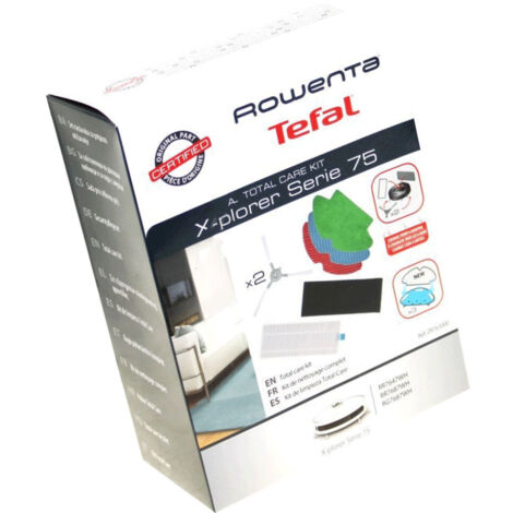 Ersatzteil Total Care Kit für ROWENTA Saugroboter – Kompatibel mit RR7675WH/NS0, RR7687WH/NS0, RR7635WH/NS0, RR7647WH/NS0 – Optimale Reinigung
