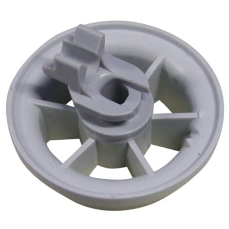Ersatzteil - Originale Unterkorbrolle (x1) -  - BEKO, WHIRLPOOL, BLUESKY, BAUKNECHT, SELECLINE, FAR, BLOMBERG, FAGOR, PROLINE, ALTUS, CONTINENTAL EDISON, AYA, ARDEM, BRANDT, SAUTER, LISTO, IGNIS, SABA
