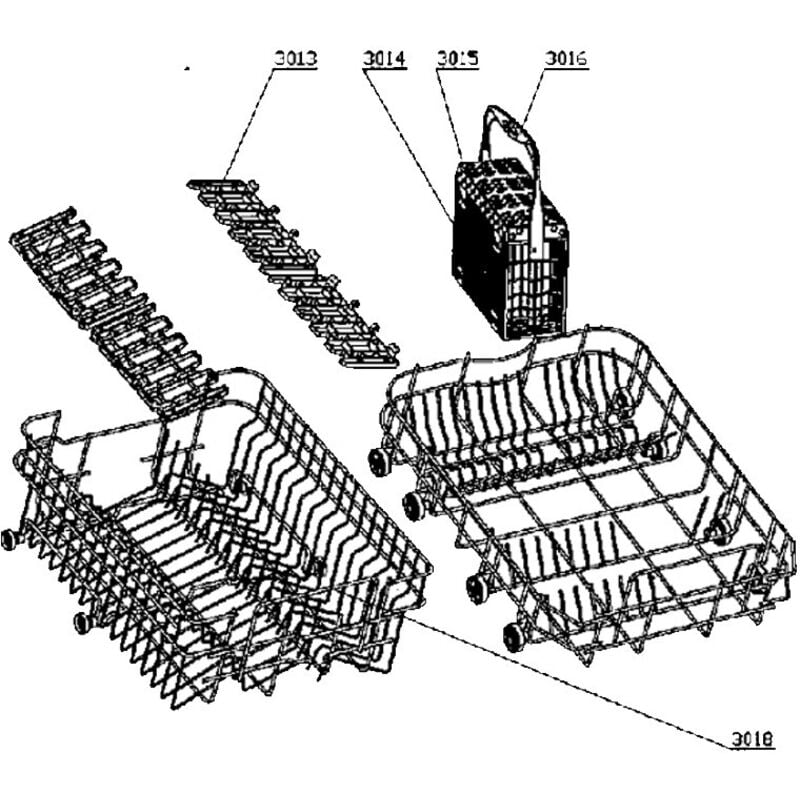 Selecline - Ersatzteil - Oberer Korb Referenz 3018 - - tecnolec, curtiss, continental edison far, california, carrefour home