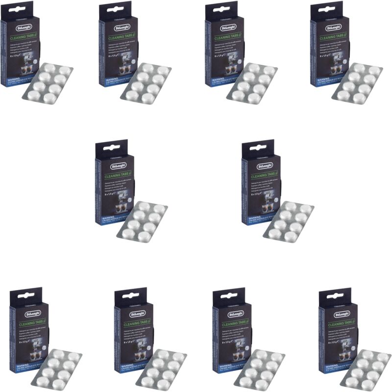 Delonghi Weiß Ersatzteil - Reinigungstabletten-Set (10 Stück)