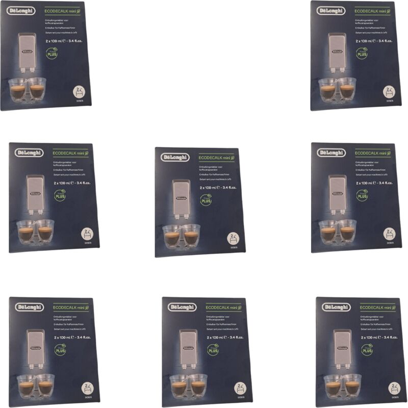 Delonghi Schwarz - Ersatzteil - Satz Mit 8 Natürlichen Entkalkern Nokalk 2X100ml - Simac