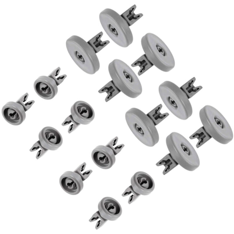 Electrolux - Ersatzteil - Satz von 16 Rollen (8 obere Körbe und 8 obere Körbe original) - - faure, arthur martin zanussi aeg, ikea, progress, new