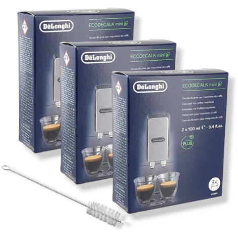 Ersatzteil - Satz von 3 EcoDecalk Mini 100ml Boxen mit Reinigungsbürste -  - DELONGHI, SIMAC