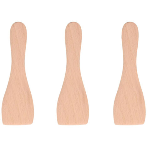 Ersatzteil - Satz von 3 Holzschaufeln für Pfännchen, Raclette-Spachtel - - TEFAL, MOULINEX