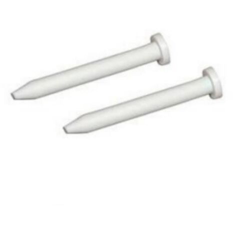 Ersatzteil - Scharnierstift für Tür x2 - - CANDY, HOOVER, IBERNA, PROLINE, THOMSON, SELECLINE, FAGOR, HAIER, SABA, ZEROWATT, ESSENTIEL B, CRYSTAL, OTSEIN, ELVITA, HELKAMA, PHILCO, ETA, SCANDOMESTIC,