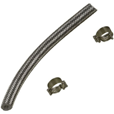 Ersatzteil - Schlauch 13 cm + 2 Spannringe - - CALOR, MOULINEX, ROWENTA, TEFAL