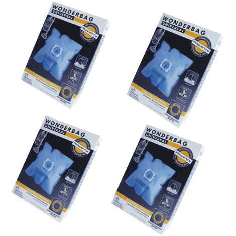 Ersatzteil - Set 4 Packungen (20 Mikrofasersäcke) WONDERBAG -  -