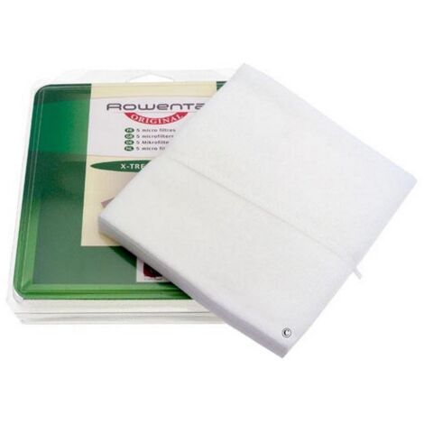 Ersatzteil - Set 5 Mikrofiltern X-TREM POWER RO4311 RO4313 RO4320 RO4323 RO4341 - - ROWENTA