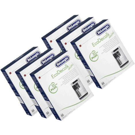 Ersatzteil - Set 6 Mini-Entkalkern (2 x 100 ml) pro Paket EcoDecalk - - DELONGHI, SIMAC