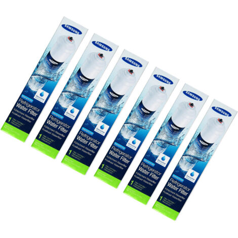 Ersatzteil - Set 6 Original-Wasserfiltern -  - SAMSUNG, BEKO, AEG, CONTINENTAL EDISON, BOSCH, DAEWOO, BLOMBERG, ELECTROLUX, SIEMENS, HAIER, DE DIETRICH, GRUNDIG, FRIGIDAIRE