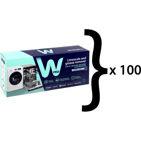 Ersatzteil - Set aus 100 Entkalkern / Entfettungsmittel 12 Beutel -  - WHIRLPOOL, INDESIT, ARISTON HOTPOINT, BAUKNECHT, LADEN, IGNIS, BEKO, IKEA