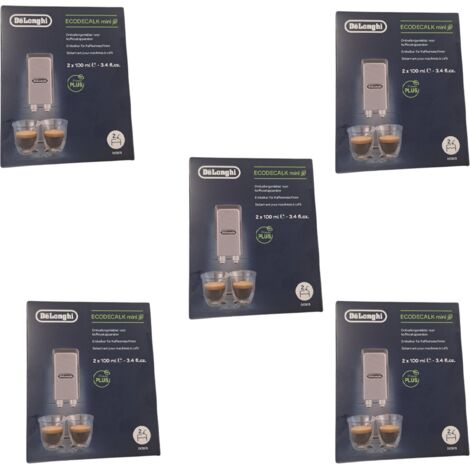 Ersatzteil - Set aus 5 natürlichen NOKALK-Entkalkern 2x100ml - - DELONGHI, SIMAC