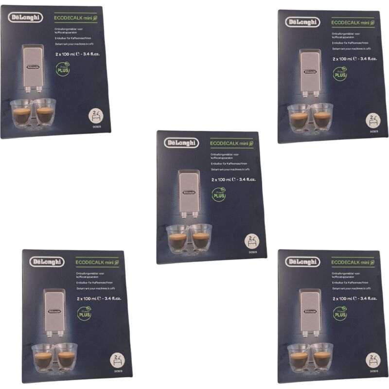 Delonghi Weiß - Ersatzteil - Set Aus 5 Natürlichen Nokalk-Entkalkern 2X100ml - Simac