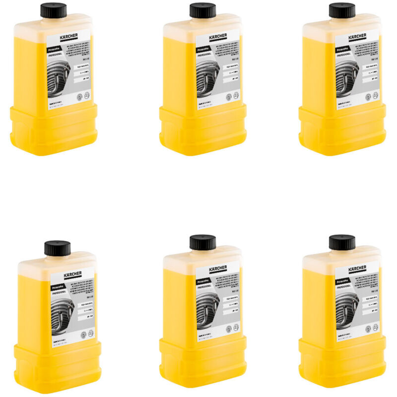 Ersatzteil - Set Aus 6 Flaschen Maschinenreiniger Pressurepro Advance Rm110 1l - Karcher