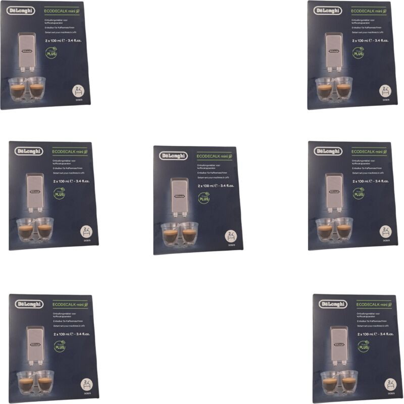 Delonghi Ersatzteil - Set Aus 7 Natürlichen Entkalkern Nokalk 2X100ml