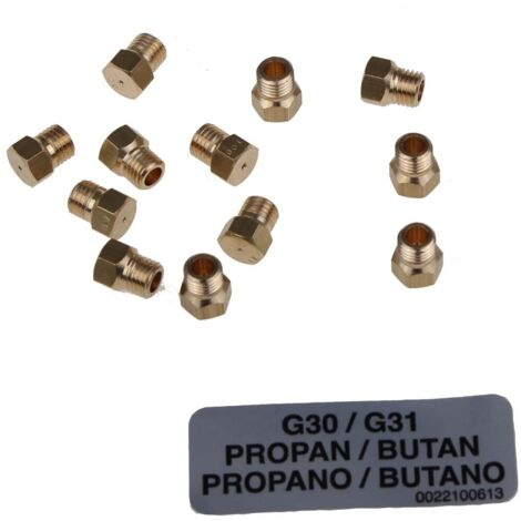 Ersatzteil - Set Düsen für Butan- und Propangas, original - - SIEMENS, BOSCH, NEFF, BALAY, CONSTRUCTA, VIVA, JUNKER, PROFILO, BLAUPUNKT