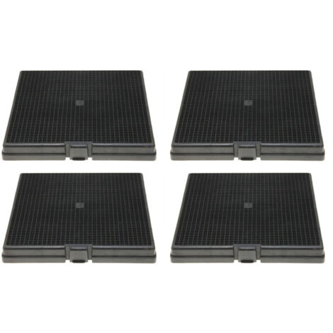 Ersatzteil - Set vier Kohlefiltern D241 CA240S - - ARTHUR MARTIN ELECTROLUX, INDESIT, DE DIETRICH, CANDY, SAUTER, ROSIERES, ARISTON HOTPOINT, ELECTROLUX, FAURE, BRANDT, SCHOLTES, ZANUSSI, FAGOR, JUNO