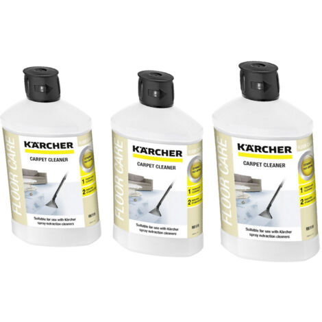 Ersatzteil - Set von 3 Teppich- und Polsterreinigern 1L RM 519 FLÜSSIG - - KARCHER