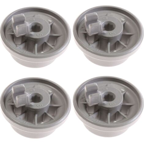 Ersatzteil - Set von 4 Rollen -  - SIEMENS, NEFF, BOSCH, GAGGENAU, ARISTON HOTPOINT, INDESIT, VIVA, SCHOLTES, BEKO, DE DIETRICH, CONSTRUCTA, IGNIS, WHIRLPOOL