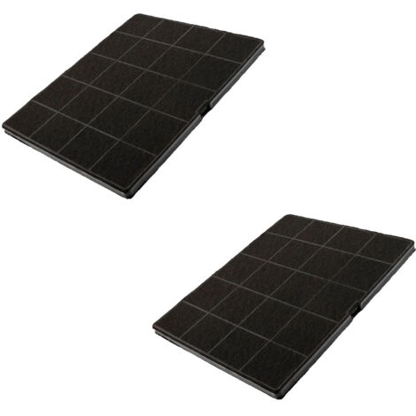 Ersatzteil - Set von zwei Kohlefilter 235X190X10 mm -  - ELECTROLUX, AEG, ARTHUR MARTIN ELECTROLUX, FAURE, PROGRESS, BEST