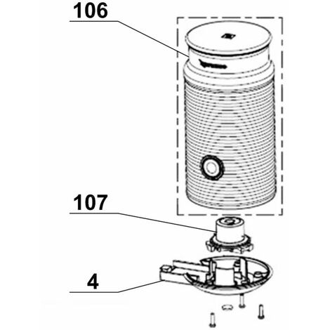 Ersatzteil - Socle aeroccino - - MAGIMIX