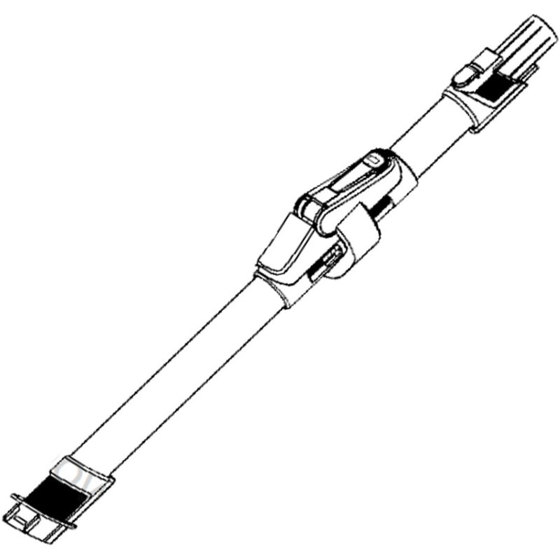 Image of Ersatzteil - Tube flexible gris - - ROWENTA, TEFAL